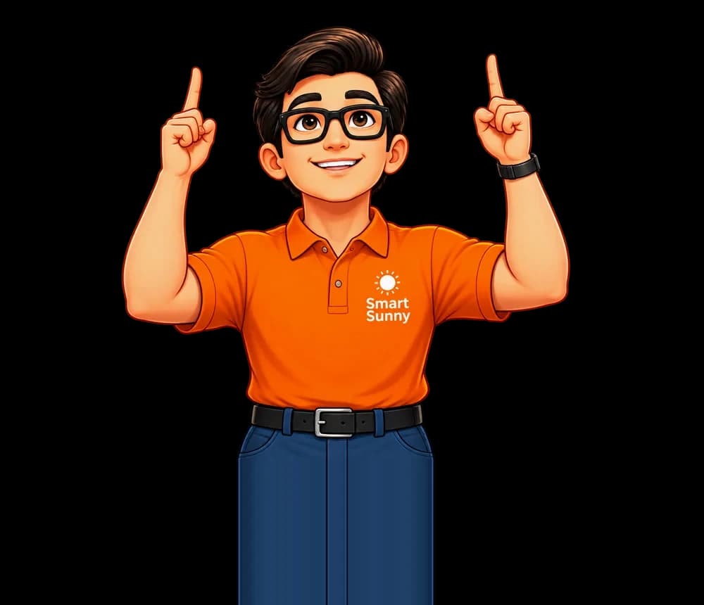Smart Sunny pointing at Home Loan